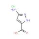 5-Amino-2H-pyrazole-3-carboxylic acid hydrochloride - chemical structure image