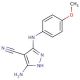 5-amino-3-[(4-methoxyphenyl)amino]-1H-pyrazole-4-carbonitrile - chemical structure image