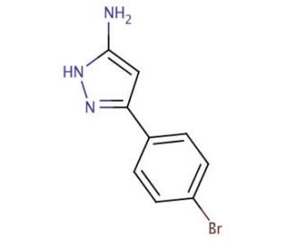 5-Amino-3-(4-bromophenyl)pyrazole (CAS 78583-82-1) - chemical structure image