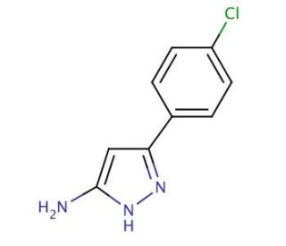 5-Amino-3-(4-chlorophenyl)pyrazole (CAS 78583-81-0) - chemical structure image