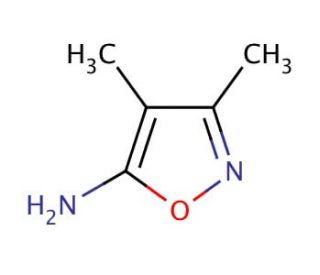 5-Amino-3,4-dimethylisoxazole (CAS 19947-75-2) - chemical structure image