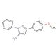 5-Amino-3-(4-methoxyphenyl)-1-phenylpyrazole (CAS 19652-13-2) - chemical structure image