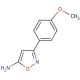 5-Amino-3-(4-methoxyphenyl)isoxazole (CAS 86685-98-5) - chemical structure image
