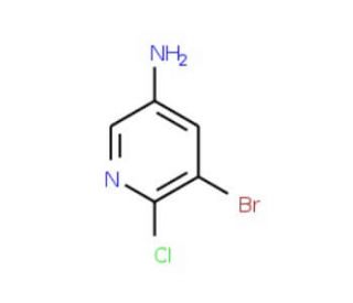 5-Amino-3-bromo-2-chloropyridine (CAS 130284-53-6) - chemical structure image