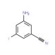 5-Amino-3-fluorobenzonitrile (CAS 210992-28-2) - chemical structure image