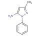 5-Amino-3-methyl-1-phenylpyrazole (CAS 1131-18-6) - chemical structure image