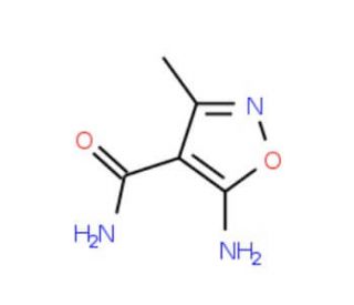 5-Amino-3-methyl-4-isoxazolecarboxamide (CAS 35261-06-4) - chemical structure image