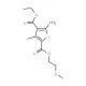 5-Amino-3-methyl-thiophene-2,4-dicarboxylic acid 4-ethyl ester 2-(2-methoxy-ethyl) ester - chemical structure image