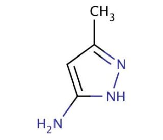 5-Amino-3-methylpyrazole (CAS 31230-17-8) - chemical structure image