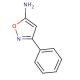 5-Amino-3-phenylisoxazole (CAS 4369-55-5) - chemical structure image
