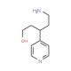 5-Amino-3-pyridin-4-yl-pentan-1-ol - chemical structure image