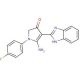 5-Amino-4-(1H-benzoimidazol-2-yl)-1-(4-fluoro-phenyl)-1,2-dihydro-pyrrol-3-one - chemical structure image