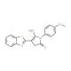 5-Amino-4-benzothiazol-2-yl-1-(4-methoxy-phenyl)-1,3-dihydro-pyrrol-2-one - chemical structure image