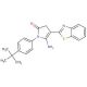 5-Amino-4-benzothiazol-2-yl-1-(4-tert-butyl-phenyl)-1,3-dihydro-pyrrol-2-one - chemical structure image
