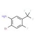 5-Amino-4-bromo-2-fluorobenzotrifluoride (CAS 193090-60-7) - chemical structure image