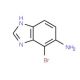 5-Amino-4-bromo-benzimidazole (CAS 177843-26-4) - chemical structure image