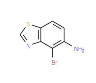 5-Amino-4-bromo-benzothiazole (CAS 769-19-7) - chemical structure image