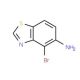 5-Amino-4-bromo-benzothiazole (CAS 769-19-7) - chemical structure image