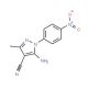 5-Amino-4-cyano-3-methyl-1-(4-nitrophenyl)pyrazole (CAS 76982-31-5) - chemical structure image