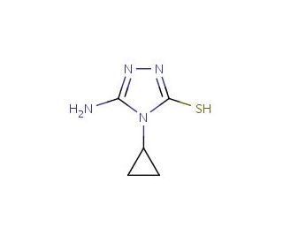 5-amino-4-cyclopropyl-4H-1,2,4-triazole-3-thiol - chemical structure image