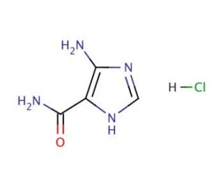 5-Amino-4-imidazolecarboxamide hydrochloride (CAS 72-40-2) - chemical structure image