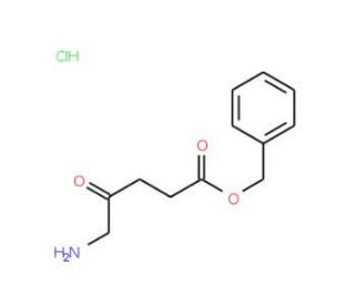 5-Amino-4-oxopentanoic acid benzyl ester hydrochloride (CAS 163271-32-7) - chemical structure image