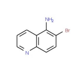 5-Amino-6-bromoquinoline (CAS 50358-39-9) - chemical structure image