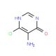 5-Amino-6-chloro-pyrimidin-4-ol - chemical structure image