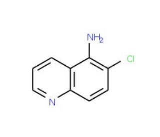 5-Amino-6-chloroquinoline (CAS 341010-40-0) - chemical structure image