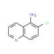 5-Amino-6-chloroquinoline (CAS 341010-40-0) - chemical structure image