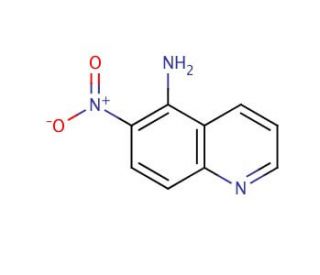 5-Amino-6-nitroquinoline (CAS 35975-00-9) - chemical structure image