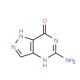 5-Amino-7-oxo-1,6-dihydro-pyrazolo[4,3-d]pyrimidine (CAS 41535-76-6) - chemical structure image