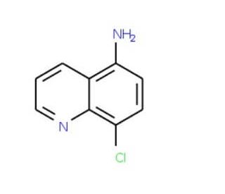 5-Amino-8-chloroquinoline (CAS 75793-58-7) - chemical structure image