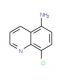5-Amino-8-chloroquinoline (CAS 75793-58-7) - chemical structure image