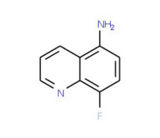 5-Amino-8-fluoroquinoline (CAS 175229-87-5) - chemical structure image