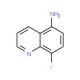 5-Amino-8-fluoroquinoline (CAS 175229-87-5) - chemical structure image