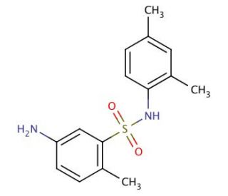 5-Amino-N-(2,4-dimethyl-phenyl)-2-methyl-benzenesulfonamide - chemical structure image
