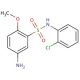 5-Amino-N-(2-chloro-phenyl)-2-methoxy-benzenesulfonamide - chemical structure image