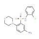 5-Amino-N-(2-chloro-phenyl)-2-morpholin-4-yl-benzenesulfonamide (CAS 328028-63-3) - chemical structure image