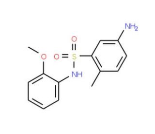 5-Amino-N-(2-methoxy-phenyl)-2-methyl-benzenesulfonamide (CAS 328028-36-3) - chemical structure image