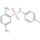 5-Amino-N-(4-iodo-phenyl)-2-methyl-benzenesulfonamide - chemical structure image
