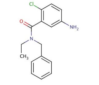 5-amino-N-benzyl-2-chloro-N-ethylbenzamide - chemical structure image