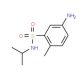 5-Amino-N-isopropyl-2-methyl-benzenesulfonamide - chemical structure image