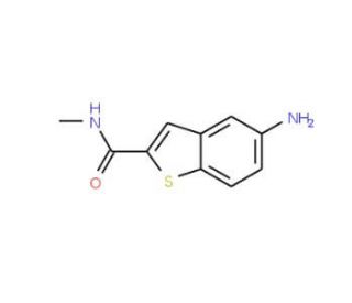 5-amino-N-methyl-1-benzothiophene-2-carboxamide - chemical structure image
