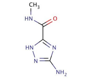 5-amino-N-methyl-4H-1,2,4-triazole-3-carboxamide - chemical structure image