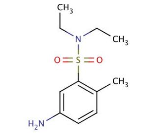 5-Amino-N,N-diethyl-2-methyl-benzenesulfonamide - chemical structure image