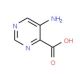5-Amino-pyrimidine-4-carboxylic acid (CAS 59950-53-7) - chemical structure image