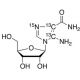 5-Aminoimidazole-4-carboxamide-1-β-D-ribofuranoside-13C2,15N (CAS 2627-69-2) - chemical structure image