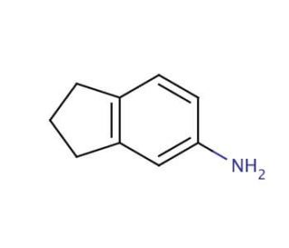 5-Aminoindan (CAS 24425-40-9) - chemical structure image