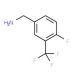 5-(Aminomethyl)-2-fluorobenzotrifluoride (CAS 67515-74-6) - chemical structure image